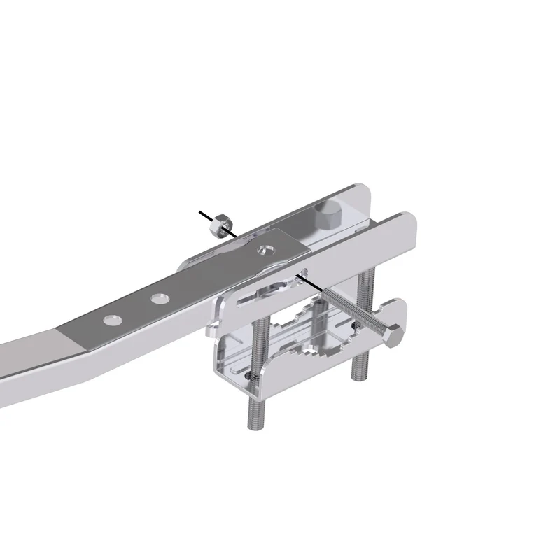 Colombo BALCONY – Balkonhalterungen für Wäscheleinen, 3 Positionen, bis 15 kg, verzinkter Stahl, Made in Italy