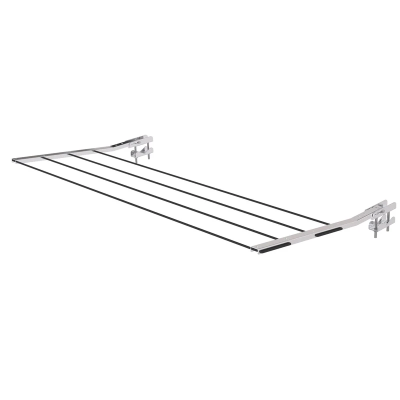 Colombo BALCONY – Balkonhalterungen für Wäscheleinen, 3 Positionen, bis 15 kg, verzinkter Stahl, Made in Italy