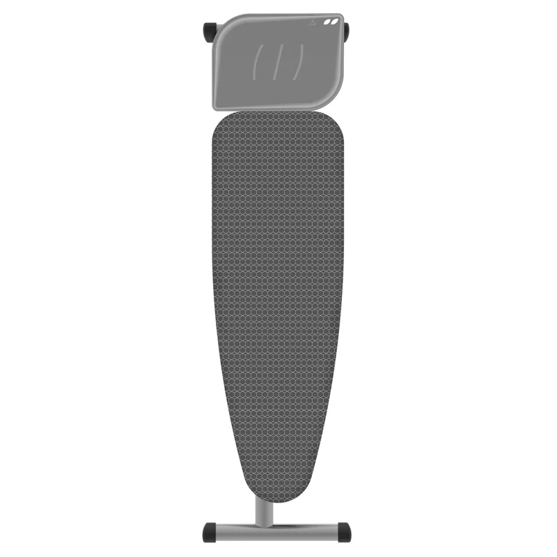 Colombo Alluminia – Klappbares Bügelbrett, höhenverstellbar 71–98 cm, Bügelfläche 125 × 42 cm, Baumwollbezug, Made in Italy