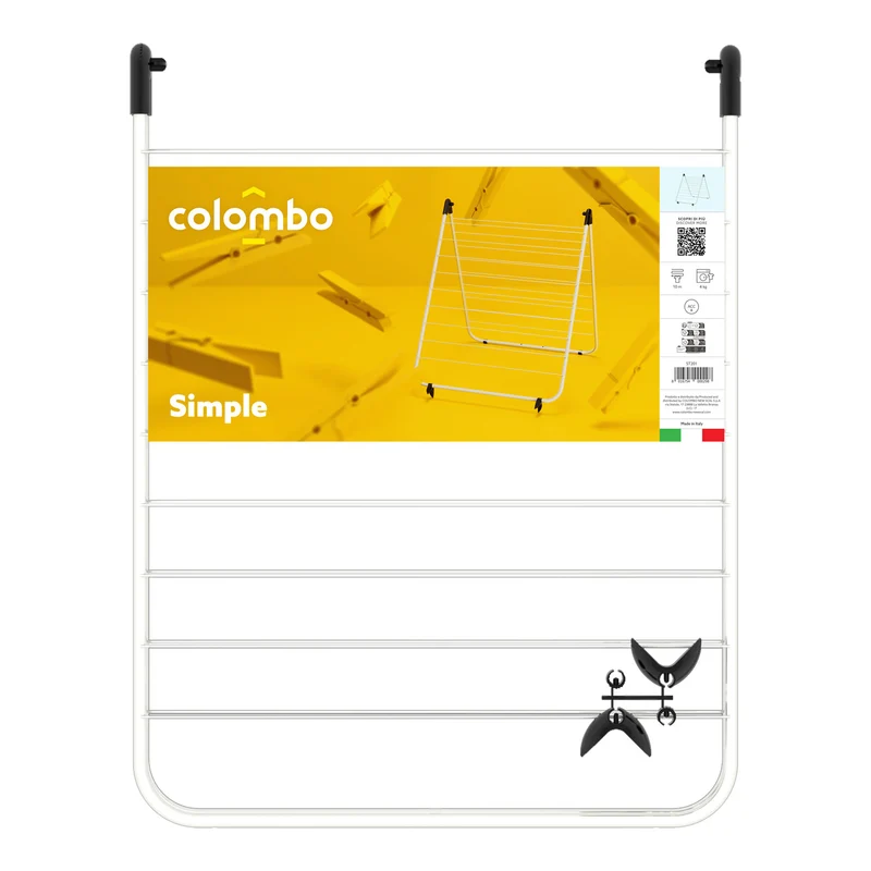 Colombo Simple - Wäscheständer, Wäscheständer Klappbar, für Dusche, Badewanne Wäschetrockner