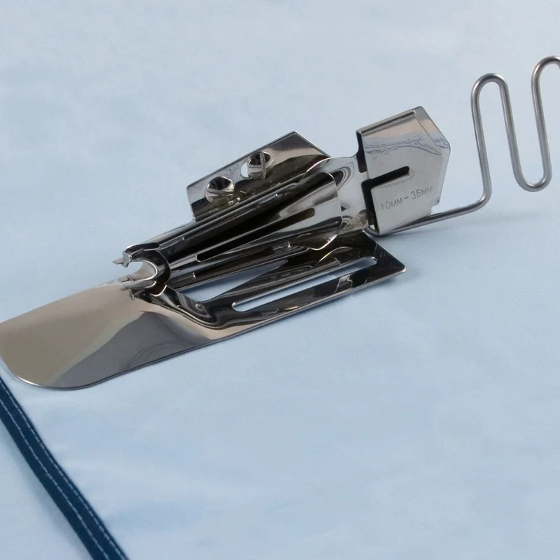 Original baby lock Doppelfaltschrägbinder mit Führungsrechen 48 mm - 15 mm