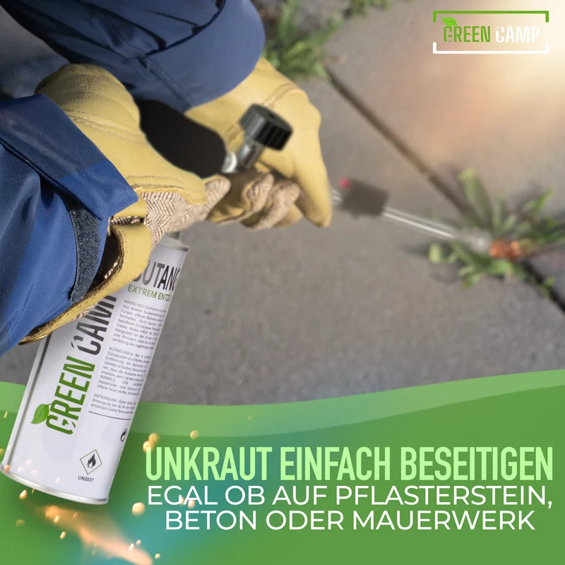Unkrautbrenner inkl. 8 Gaskartuschen – Effektive & chemiefreie Unkrautvernichtung