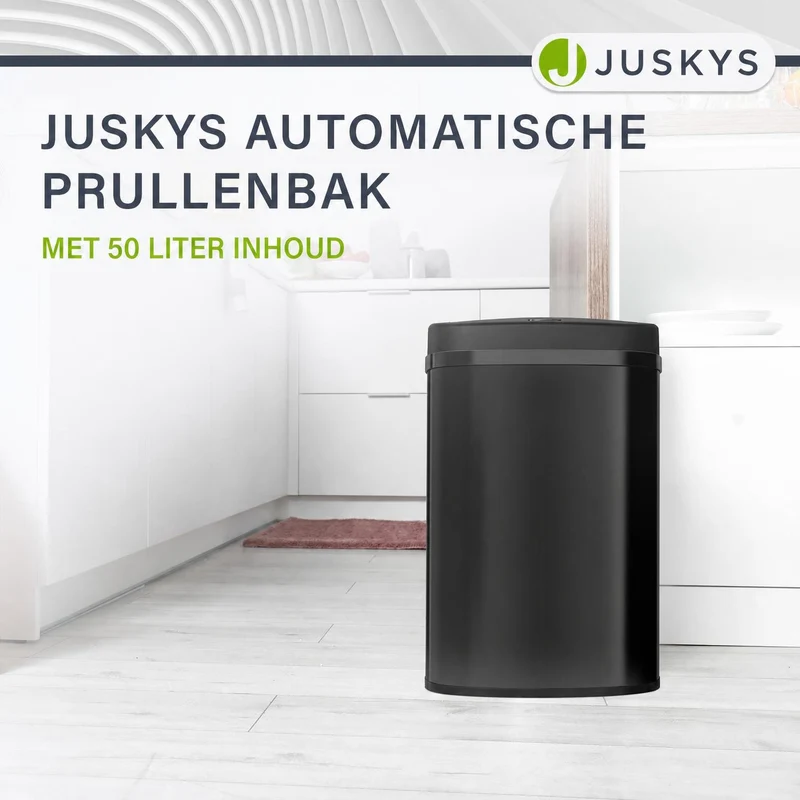 Rechteckiger Mülleimer mit Sensor