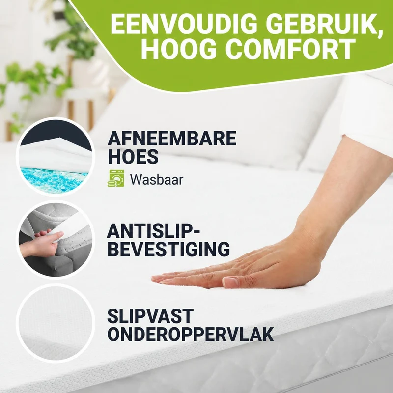 Orthopädischer Matratzentopper aus Memoryschaum