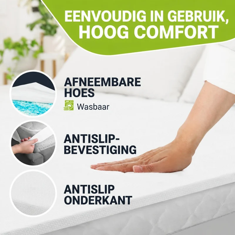 Orthopädischer Matratzentopper aus Memoryschaum