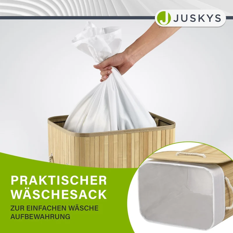 Bambus Wäschekorb Curly