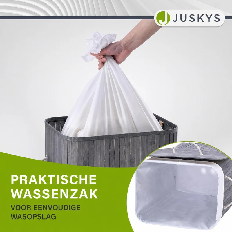 Bambus Wäschekorb Curly