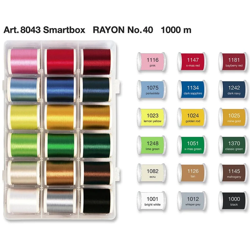 Madeira Smartbox Rayon 40 Garnrollen
