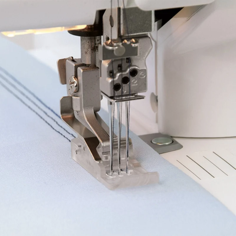 baby lock Klarsichtfuss Coverstich