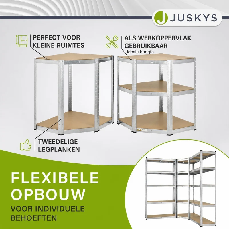 3er Regalsystem 1 Corner & 2 Basic