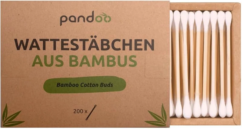 Wattestäbchen aus Bambus