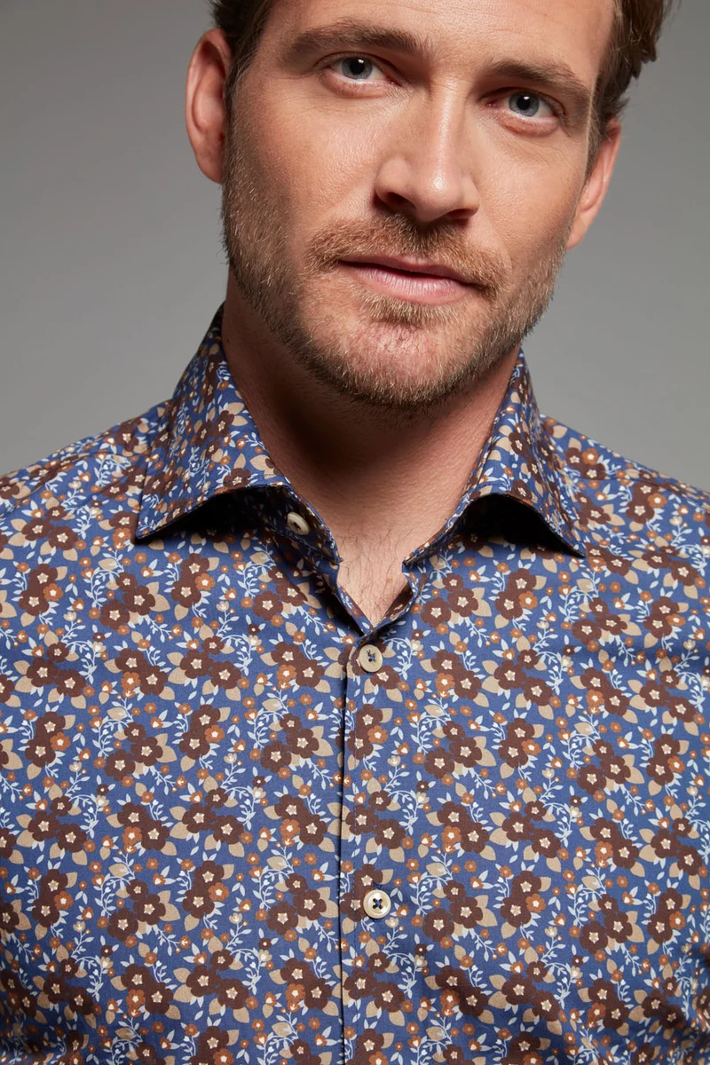 Hemd Modern Fit Floraler Print