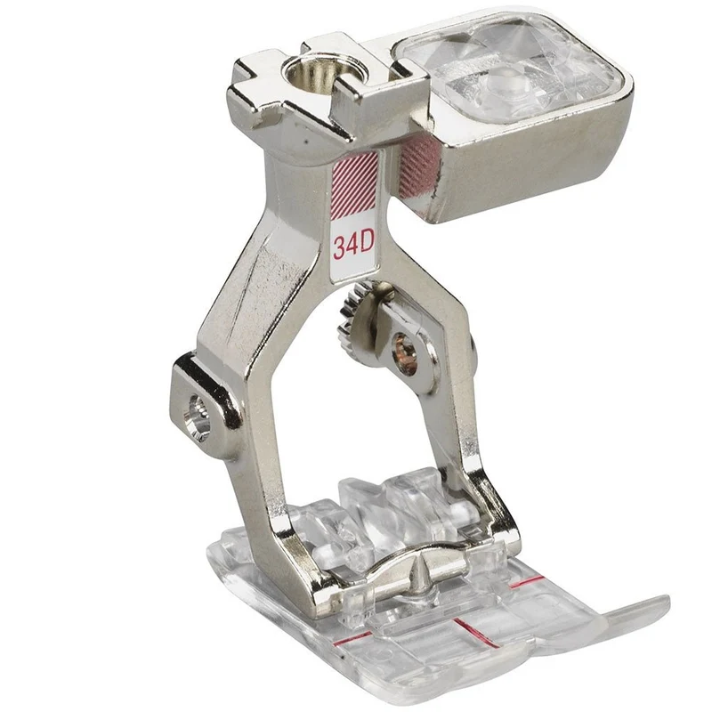 Bernina Rücktransportfuss Nr.34D mit transparenter Sohle