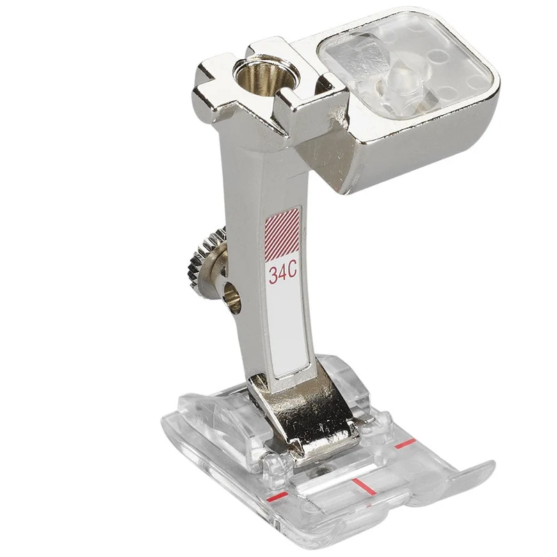 Bernina Rücktransportfuss Nr.34C mit transparenter Sohle