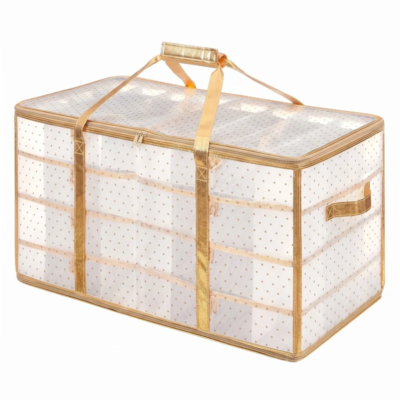 Aufbewahrungsbox für Weihnachtskugeln aus Kunststoff