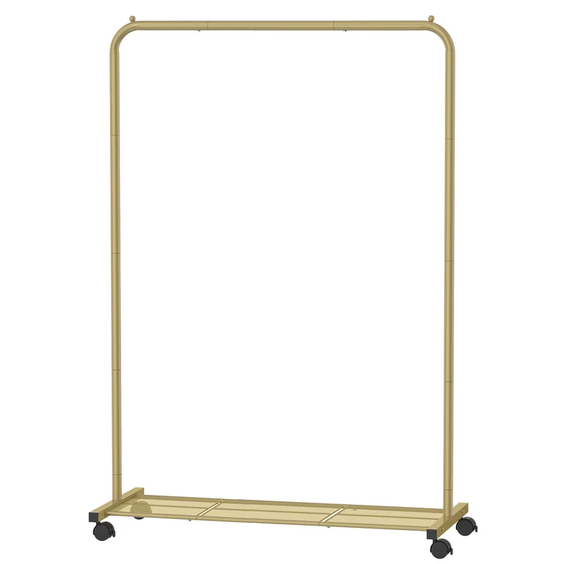 Kleiderständer 91 cm breit auf Rollen