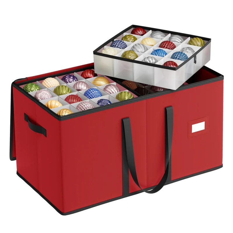Aufbewahrungsbox für Weihnachtskugeln mit Deckel