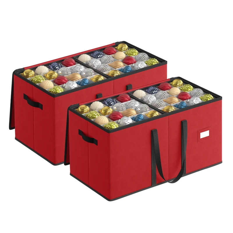 Aufbewahrungsbox für Weihnachtskugeln mit Deckel
