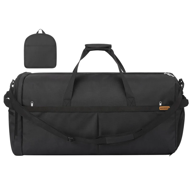 Faltbare Reisetasche aus Polyester mit Schuhfach und Nassfach