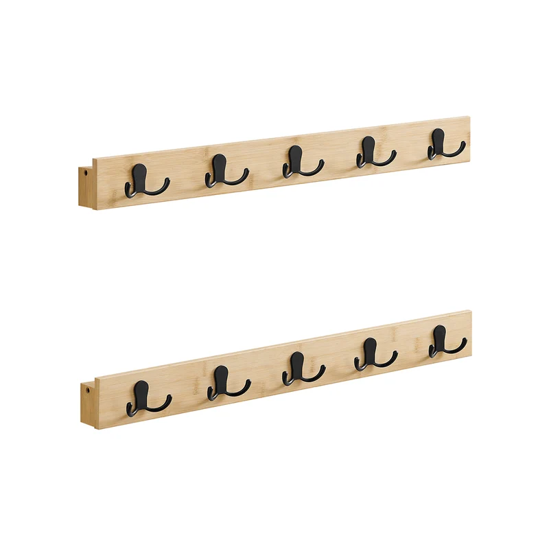 Garderobe mit Ablage und Metallhaken