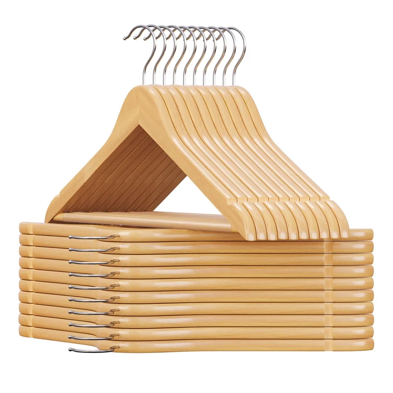 Kleiderbügel Holz rutschfest