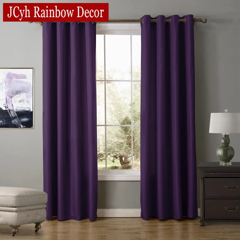 JCyh Modern Blackout Curtains For Living Room Bedroom Finished Drapes For Window Treatment Blackout Blinds Panels