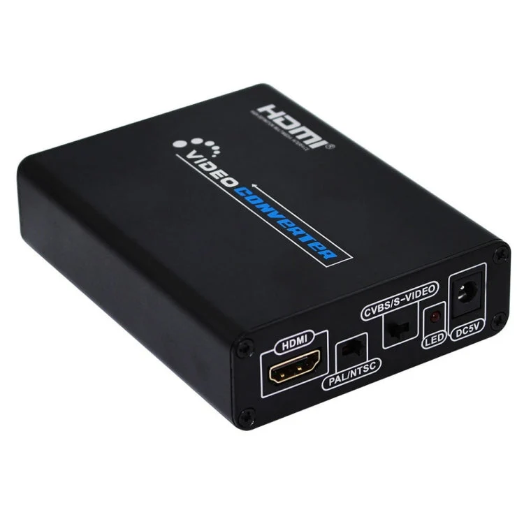 Skanto Skanto | HDMI zu Composite / AV S-Video Konverter RCA CVBS/L/R Video Konverter Adapter, EU Stecker