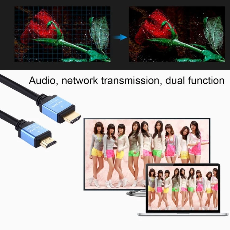Skanto | Skanto | 15m HDMI 2.0 Version High-Speed HDMI 19 Pin Stecker auf HDMI 19 Pin Stecker Verbindungskabel