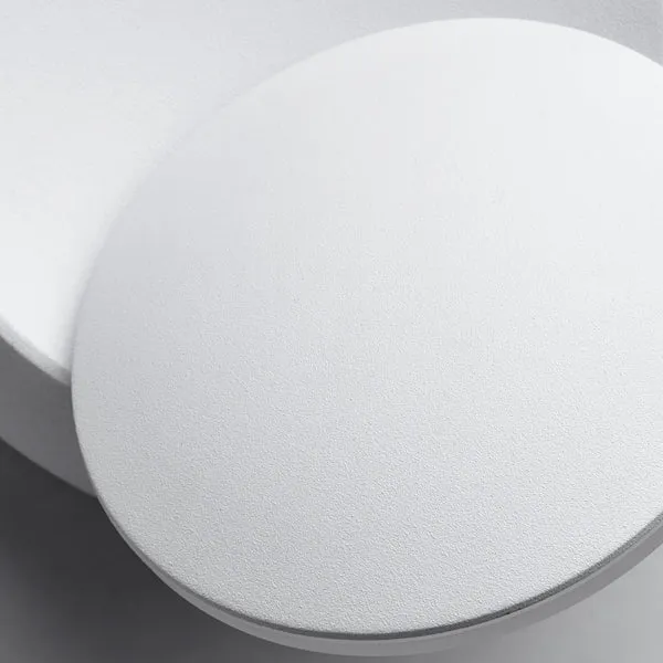 Skanto | Moderne nordische runde Eclipse LED-Wandleuchte aus Eisen, drehbar für Nachttisch
