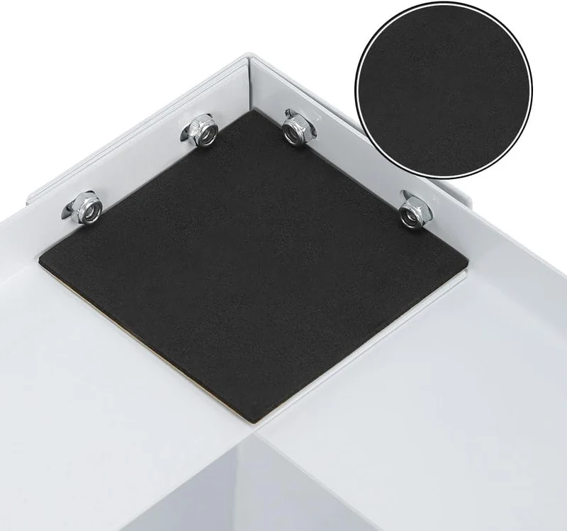XIIW Waschmaschinensockel 64 × 54,5 × 32 cm – Metall-Untergestell bis 150 kg mit Antirutsch-Pads und Gummifüßen