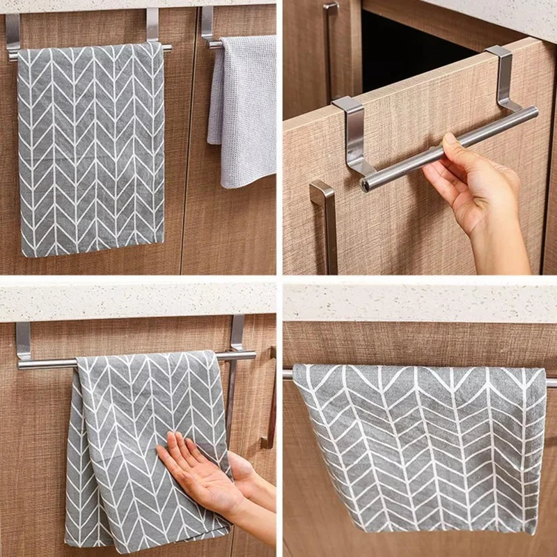 Skanto | Handtuchhalter aus Edelstahl für Schranktüren