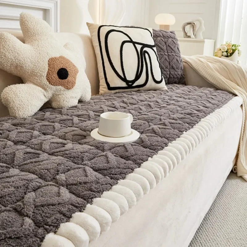 SofaShield™ | Diamantgesteppte Sofaschutzdecke aus Mikrofaser mit rutschfester Rückseite