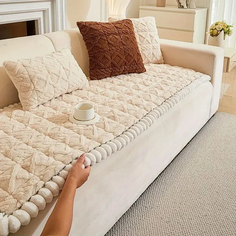 SofaShield™ | Diamantgesteppte Sofaschutzdecke aus Mikrofaser mit rutschfester Rückseite