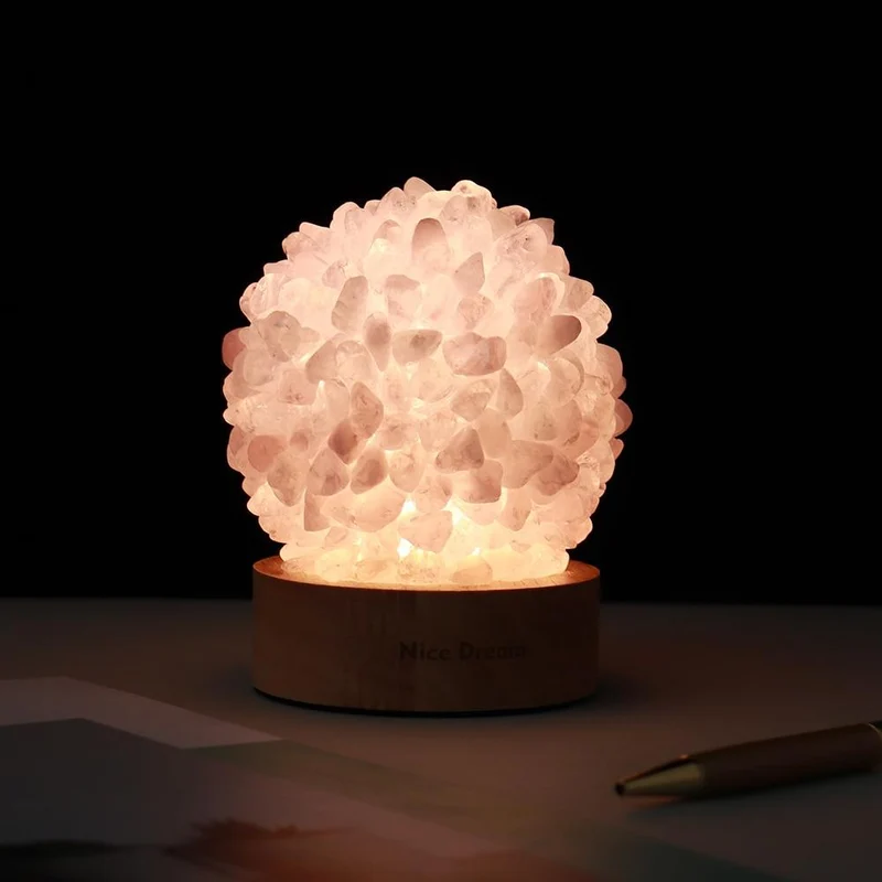 Skanto | Aventurin-Quarzkristalllampe