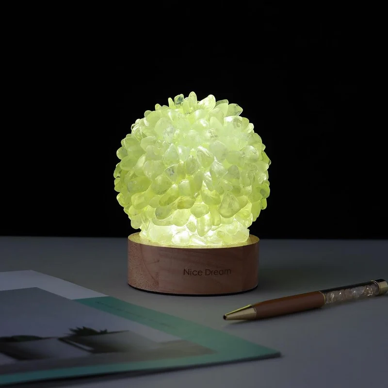 Skanto | Aventurin-Quarzkristalllampe