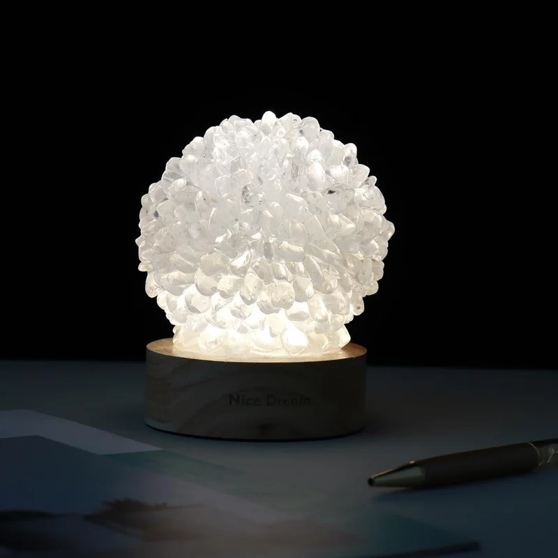 Skanto | Aventurin-Quarzkristalllampe