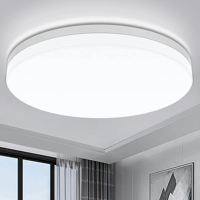 Skanto | IRALAN Ultradünne runde LED-Deckenleuchte – Vielseitige Beleuchtung für jeden Raum, 18W bis 48W Optionen