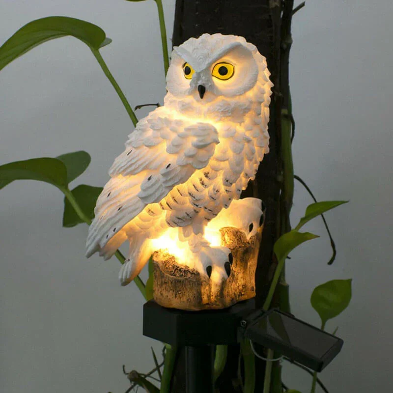 Skanto | Solar-Eulen-Gartenlampe – OwlGlow