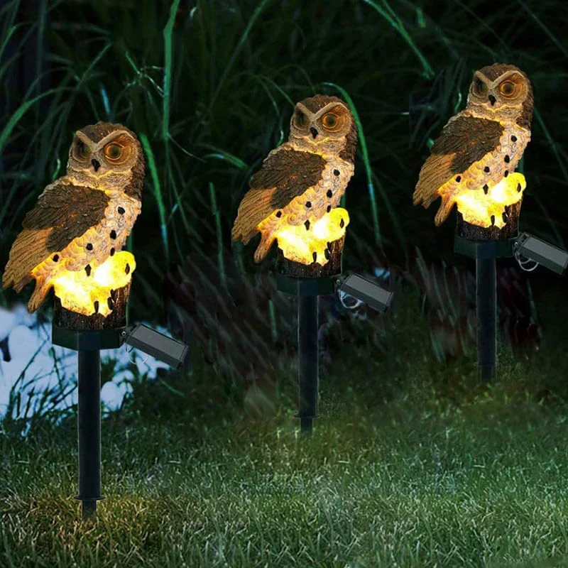 Skanto | Solar-Eulen-Gartenlampe – OwlGlow