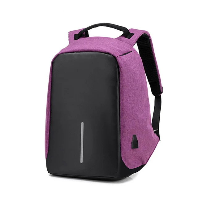 ASFULL USB Charge Organizador Anti Theft Backpack Men Travel Security Waterproof School Bags for College Teenage Laptop Backpack