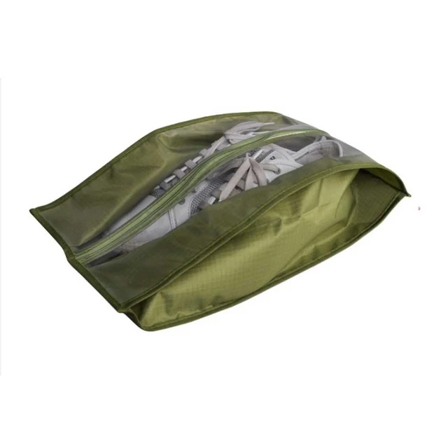 Portable Travel Supplies Organizer Shoes Storage Bag PVC Waterproof Dustproof Hanging Save Space Closet Rack Hangers J2Y