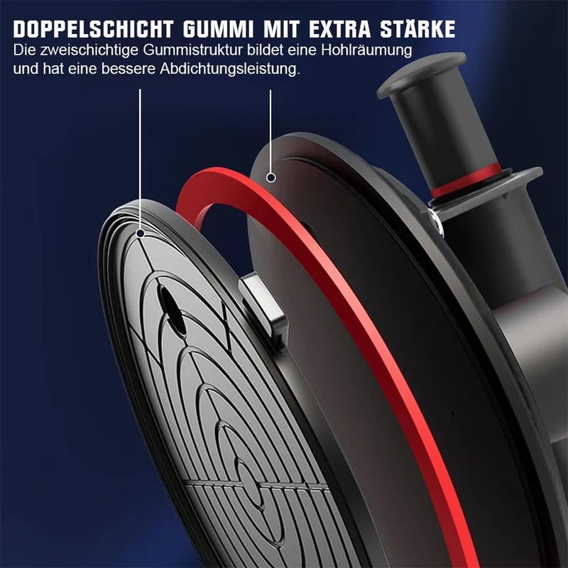 2er Set Vakuum-Saugheber – Max. 260 kg Tragkraft, 200 mm Saugscheibe inkl. Werkzeugkoffer