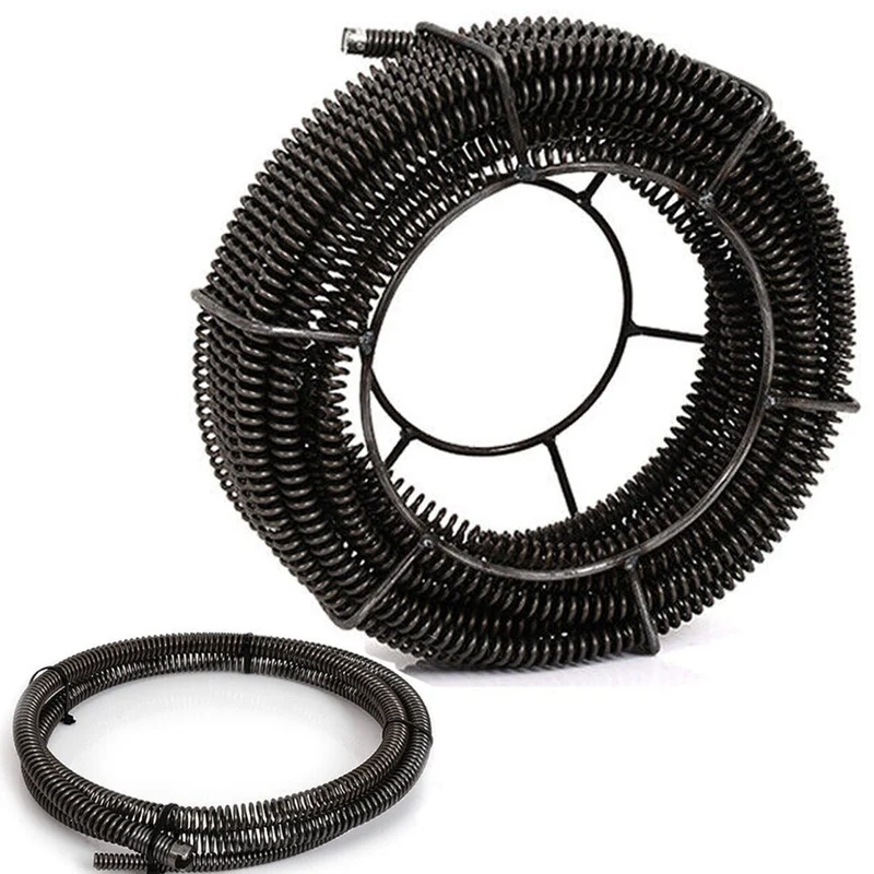 Rohrreinigungsmaschine Federspirale Ø16mm x 18.5m + Ø16mm x 2.5m