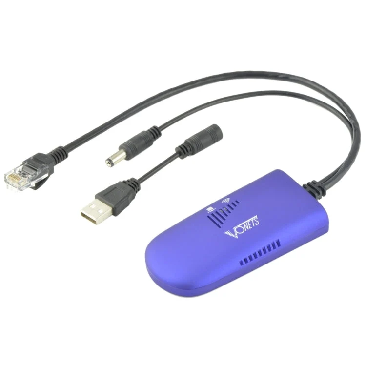 Skanto | VONETS VAP11G-300 Mini WiFi 300Mbps WiFi Repeater, Bester Partner für IP-Geräte / IP-Kamera / IP-Drucker / XBOX / PS3 / IPTV / Skybox (Blau)