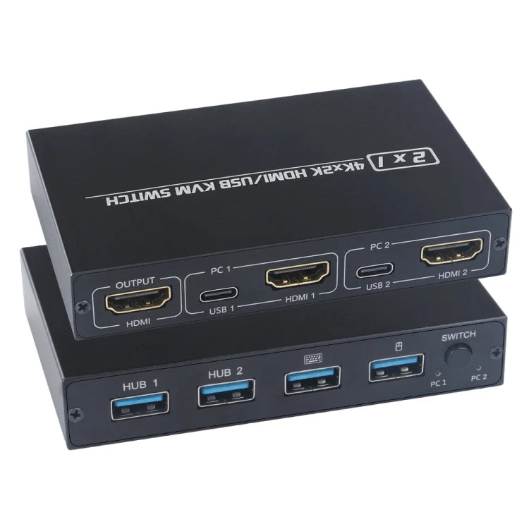 Skanto | AM-KVM201CL 2x1 4Kx2K HDMI / USB / KVM Switch