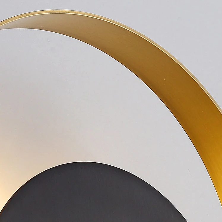 Skanto | Moderne minimalistische Eisenkreis-Ring-1-Licht-Wandleuchte für das Schlafzimmer