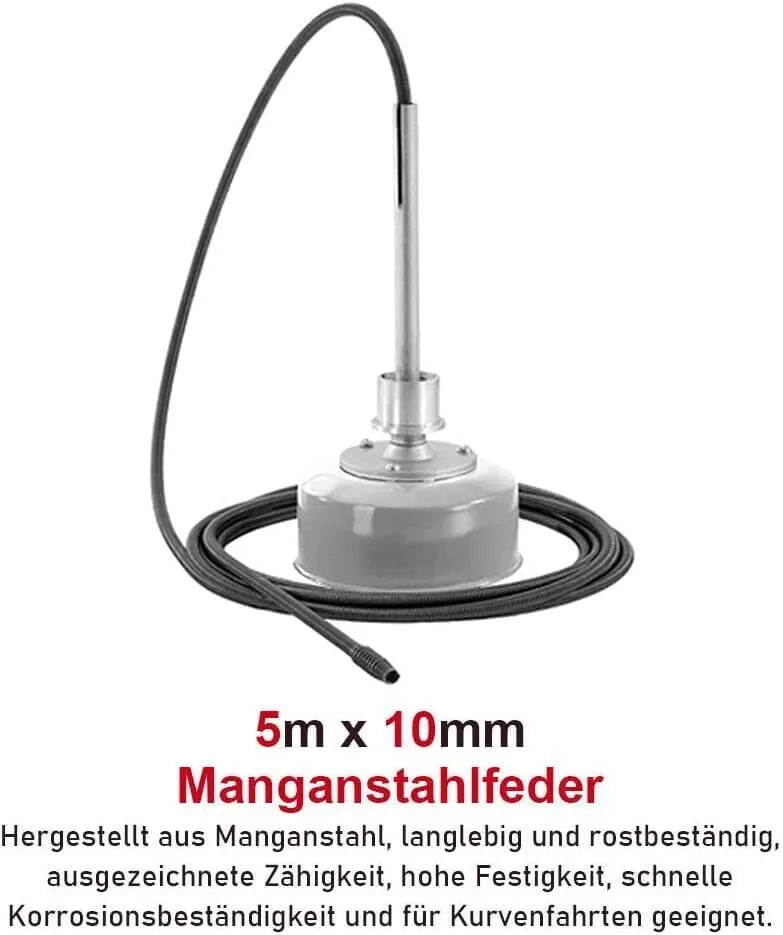 Rohrreiniger 500W mit 16mm 29M Spirale, Ø30-100mm Rohrreinigungsmaschine