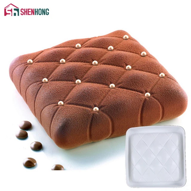 SHENHONG Silicone Cake Round Shape Baking Cake Mold For Pudding Mousse Chocolates Decorating Moulds Bakeware Tool Pan