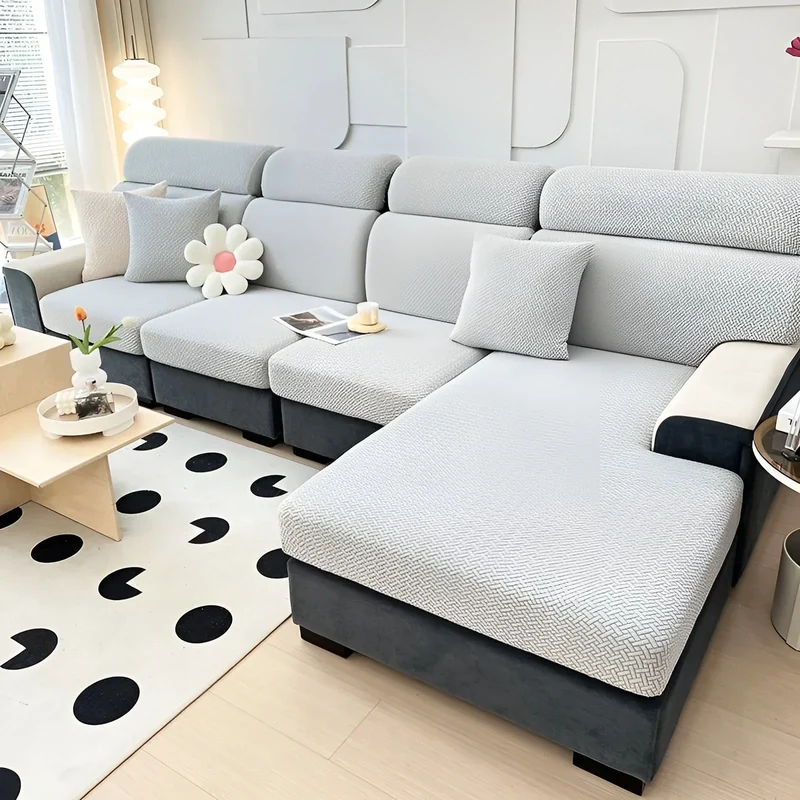 AquaJacquard™ | Wasserabweisender Stretch-Sofabezug mit 360° Schutz