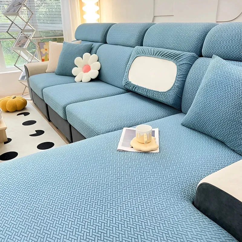 AquaJacquard™ | Wasserabweisender Stretch-Sofabezug mit 360° Schutz